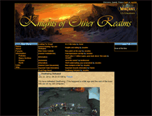 Tablet Screenshot of knightsofotherrealms.com